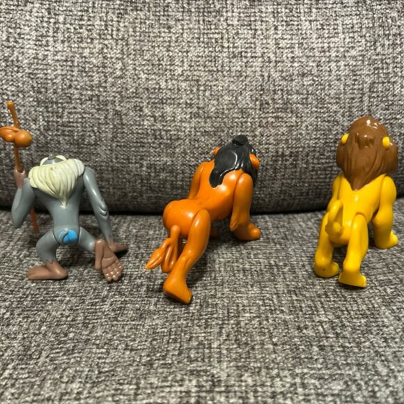 1994 Disney The Lion King Burger King Toys Set of 3 - Picture 2 of 2
